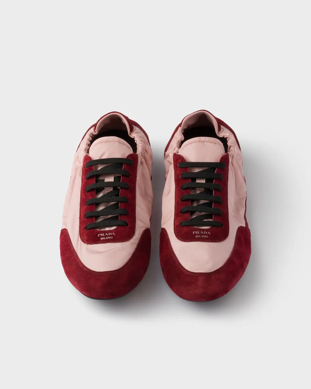 Prada Two-Toned Collapse Sneakers