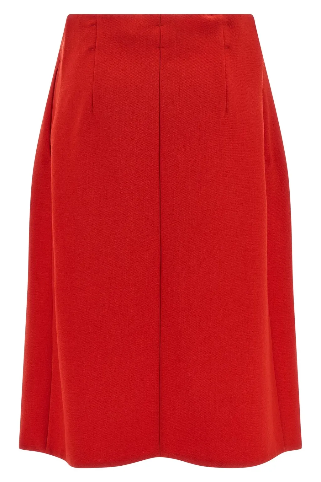Prada Bow-Detailed Midi Skirt