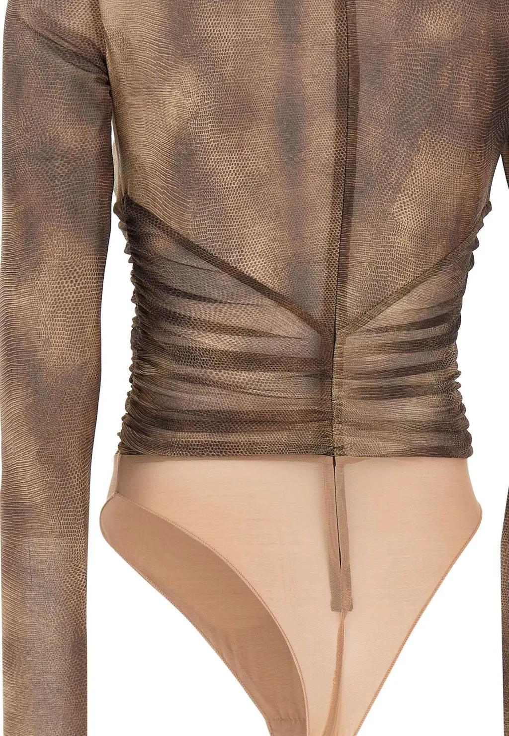 Elisabetta Franchi Printed Necklace Bodysuit