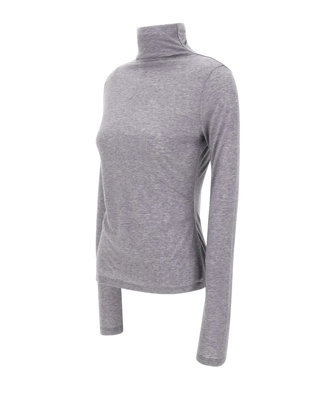 High-Neck Long-Sleeve Top