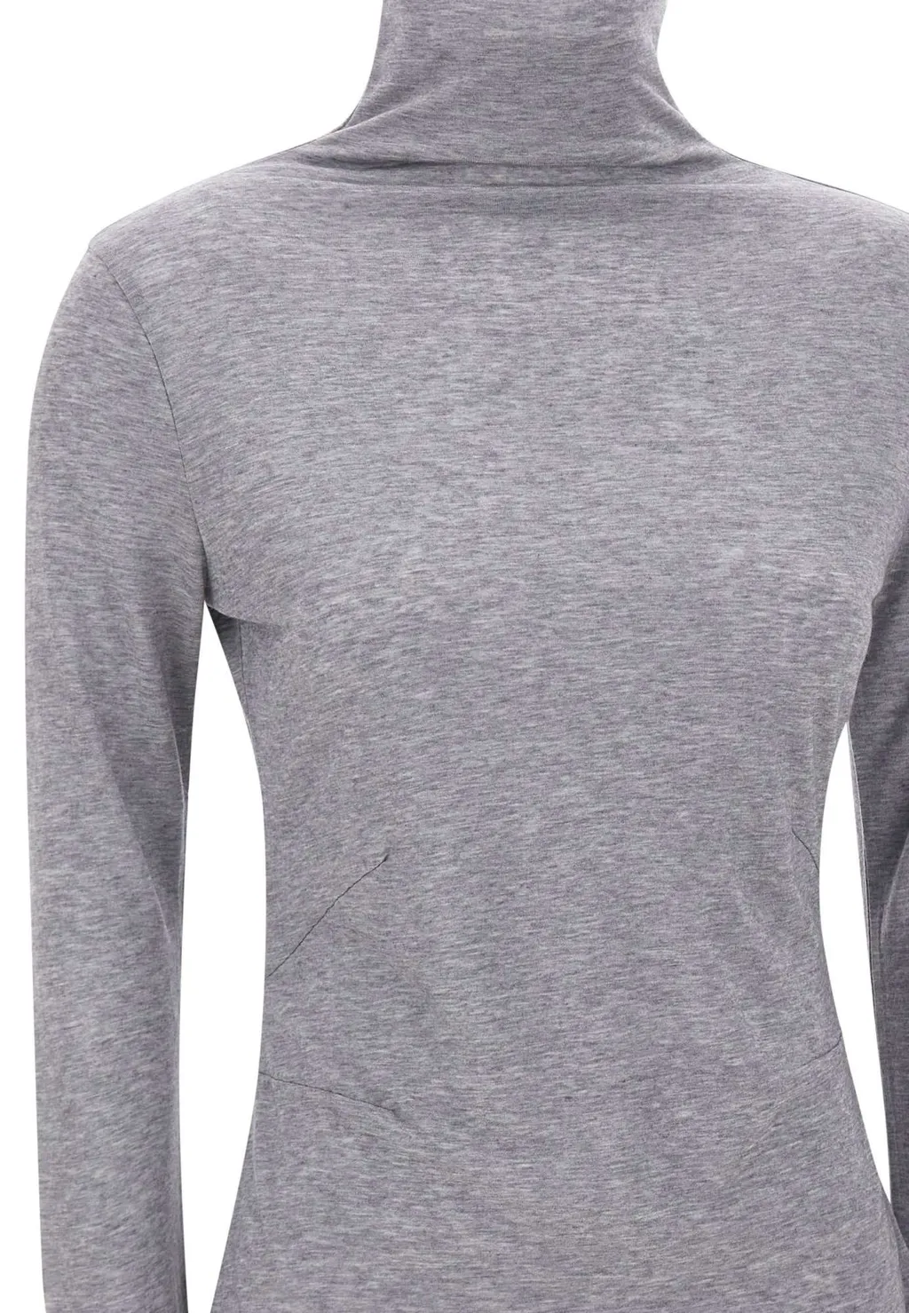 High-Neck Long-Sleeve Top