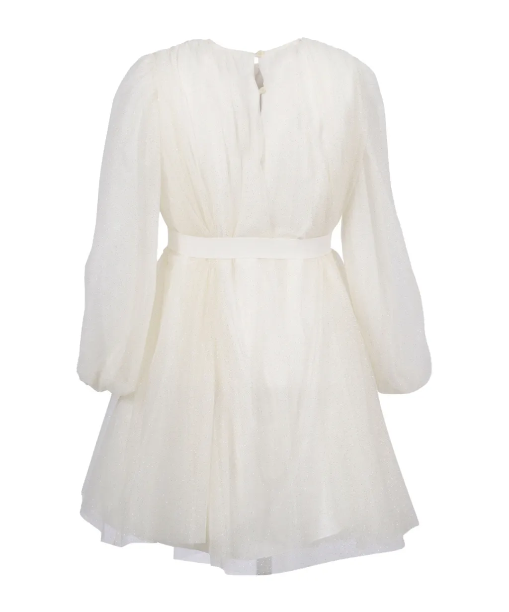 Il Gufo Long-Sleeved Crewneck Dress