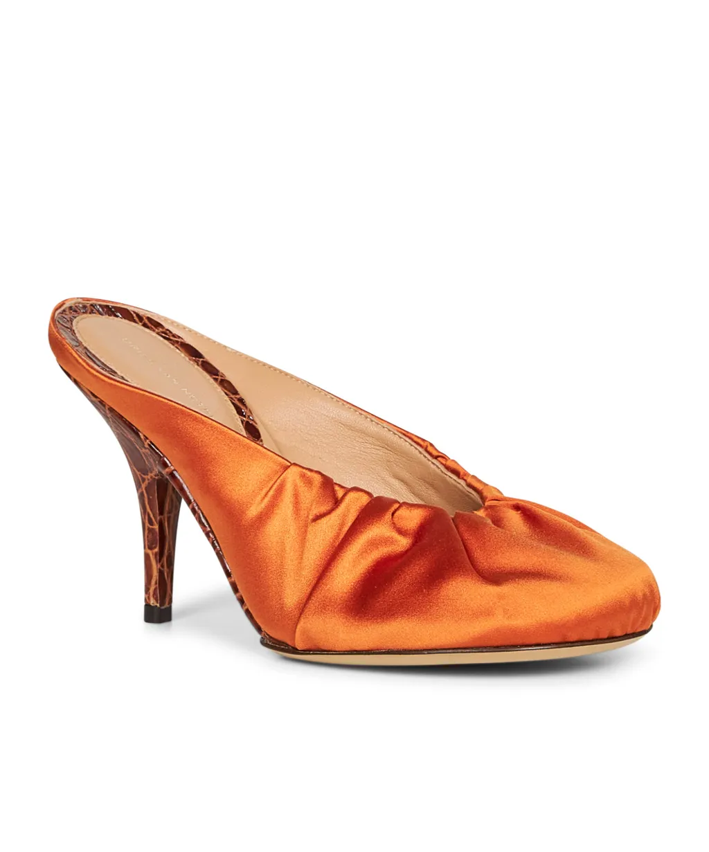 Dries Van Noten Heeled Satin Sandals