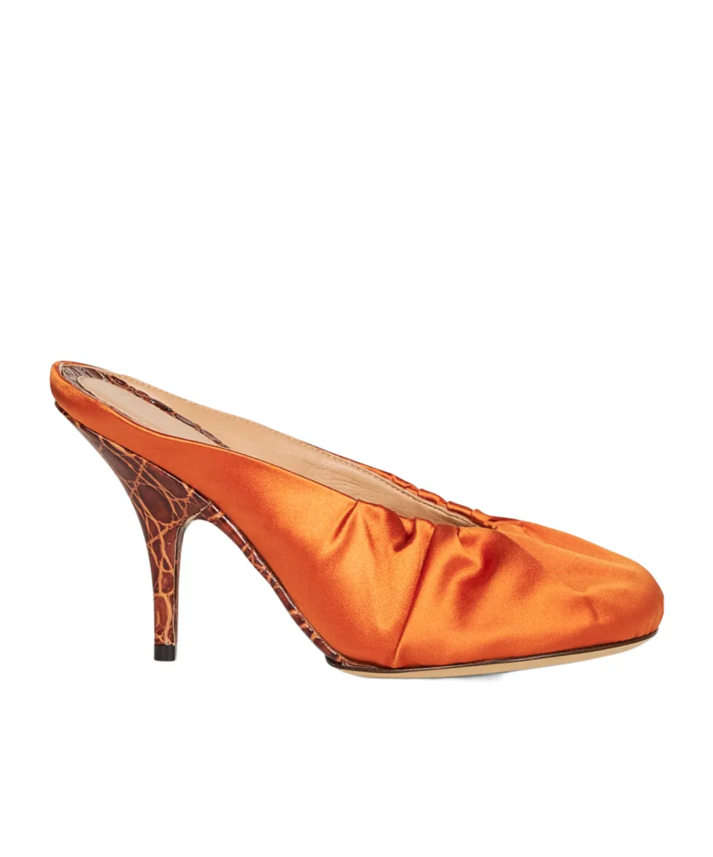 Dries Van Noten Heeled Satin Sandals