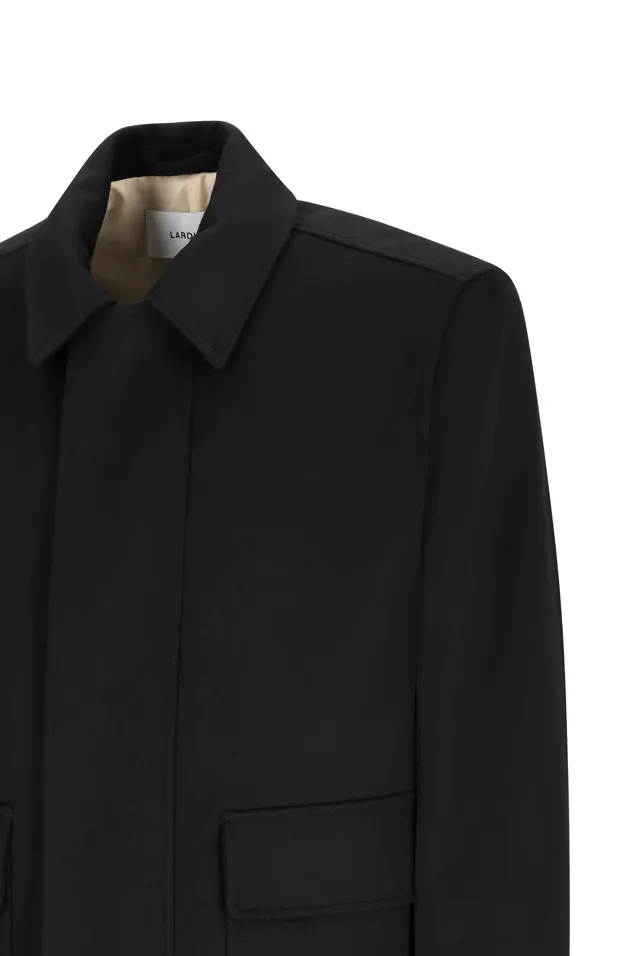 Patch-Pocket Collared Coat