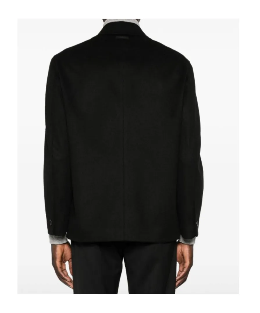 Patch-Pocket Collared Coat