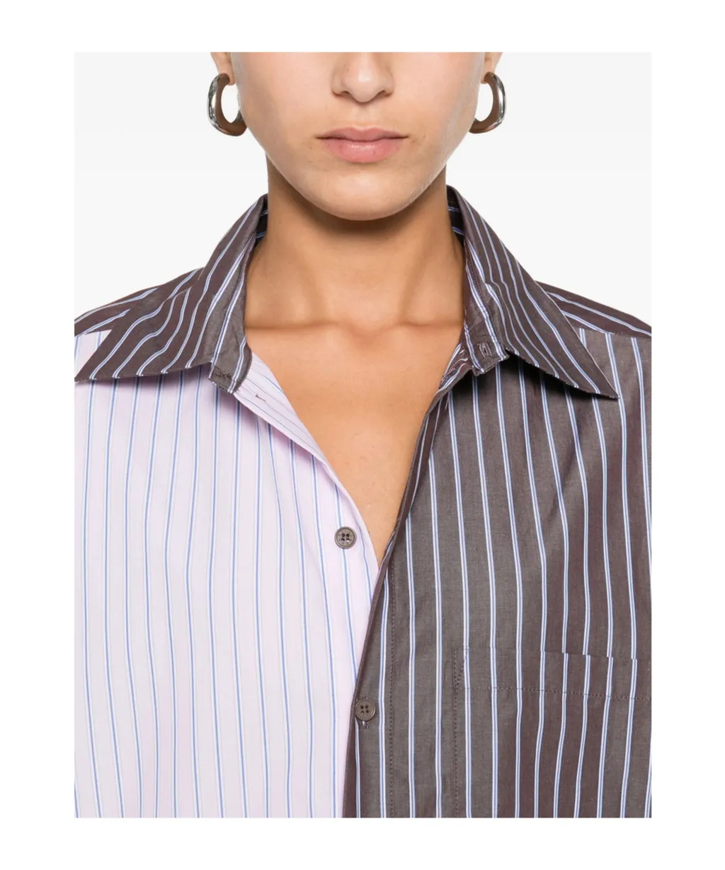 Striped Panelled Shirt