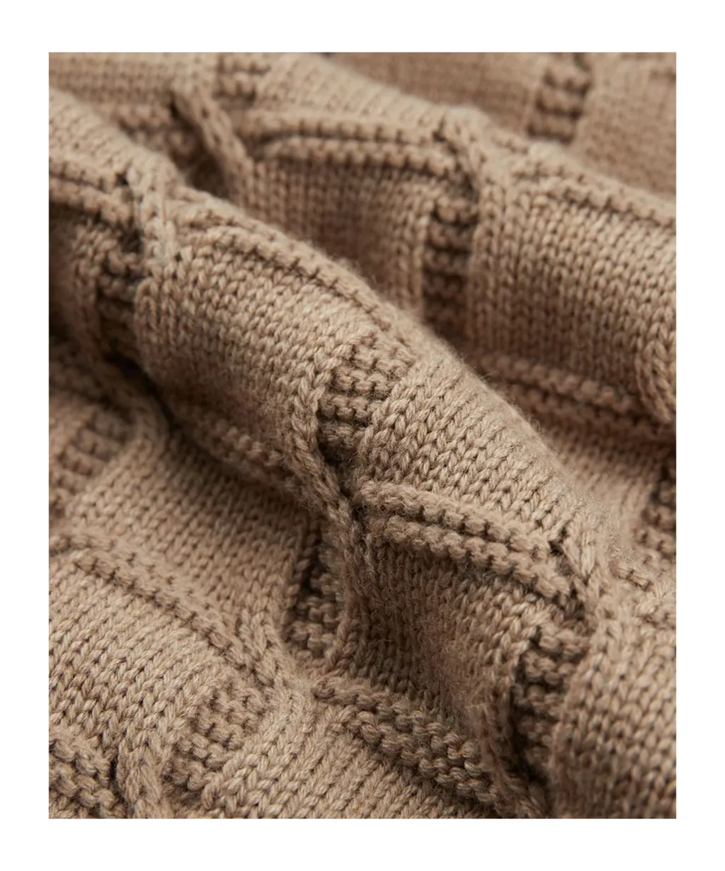 Zanone Cable-Knit Turtleneck Knitwear