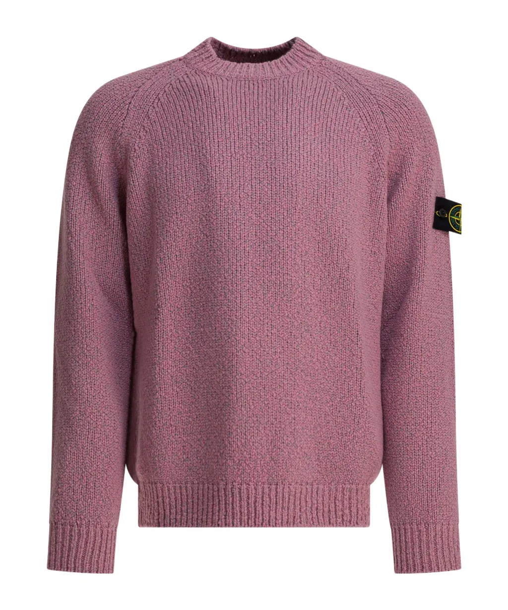 Stone Island Logo Patch Crewneck Jumper