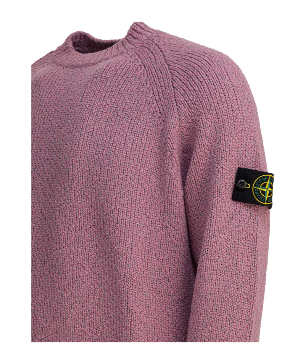 Stone Island Logo Patch Crewneck Jumper