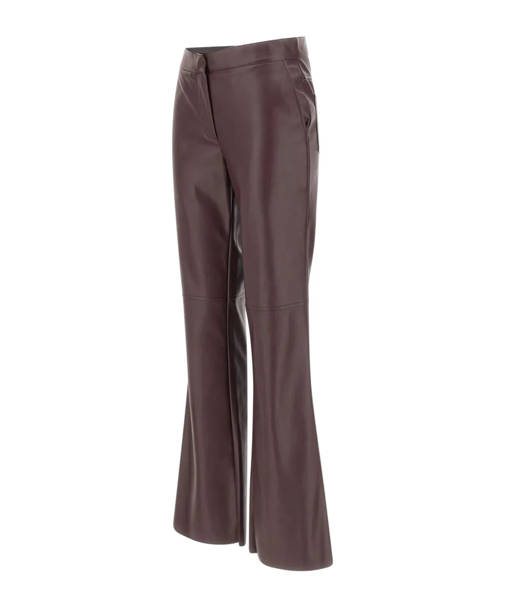 Faux Leather Trousers