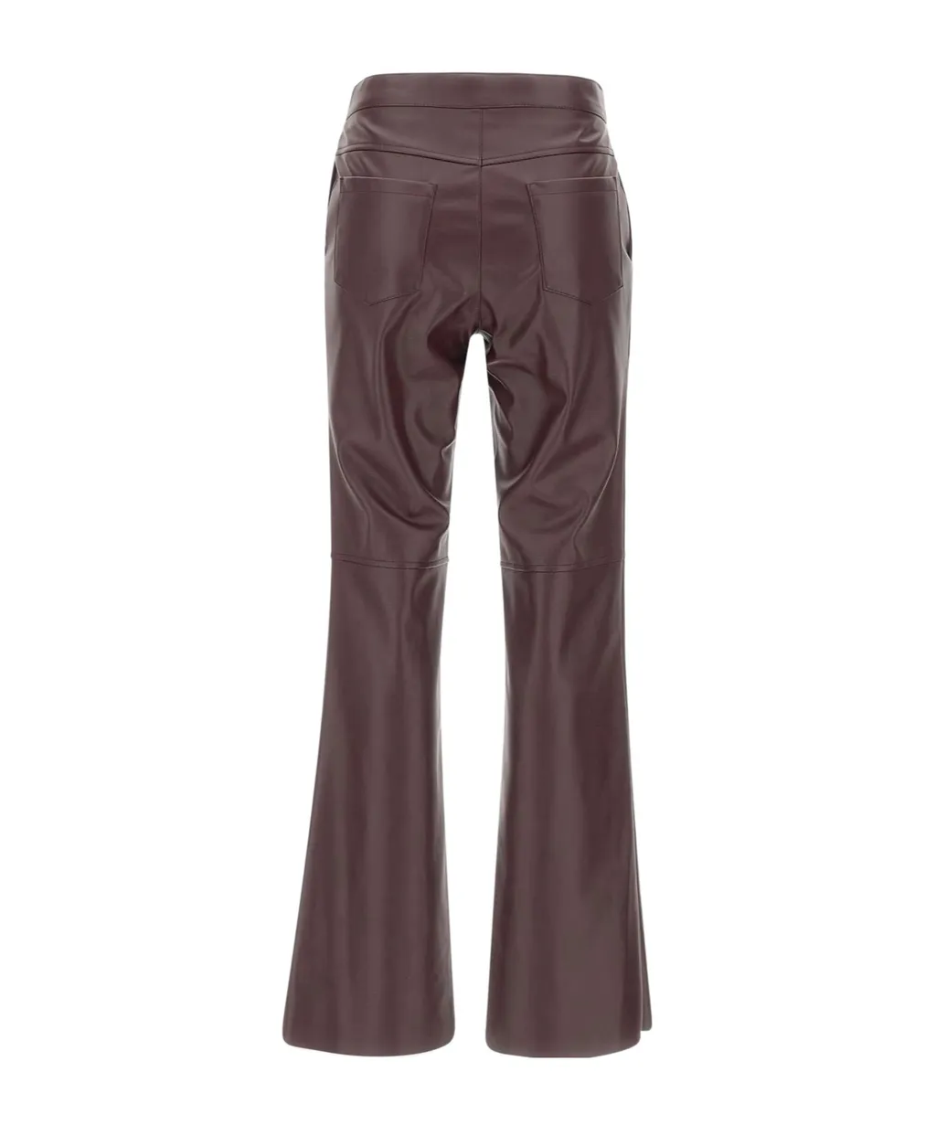 Faux Leather Trousers