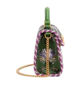 Valentino Garavani Mini Vsling Embroidered Handbag With Jewel Logo
