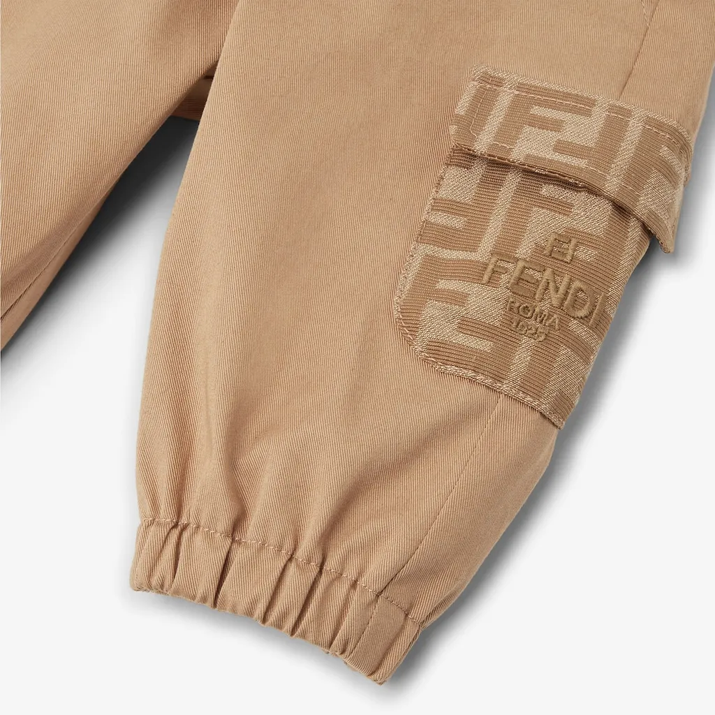 Fendi Kids Logo-Embroidered Trousers