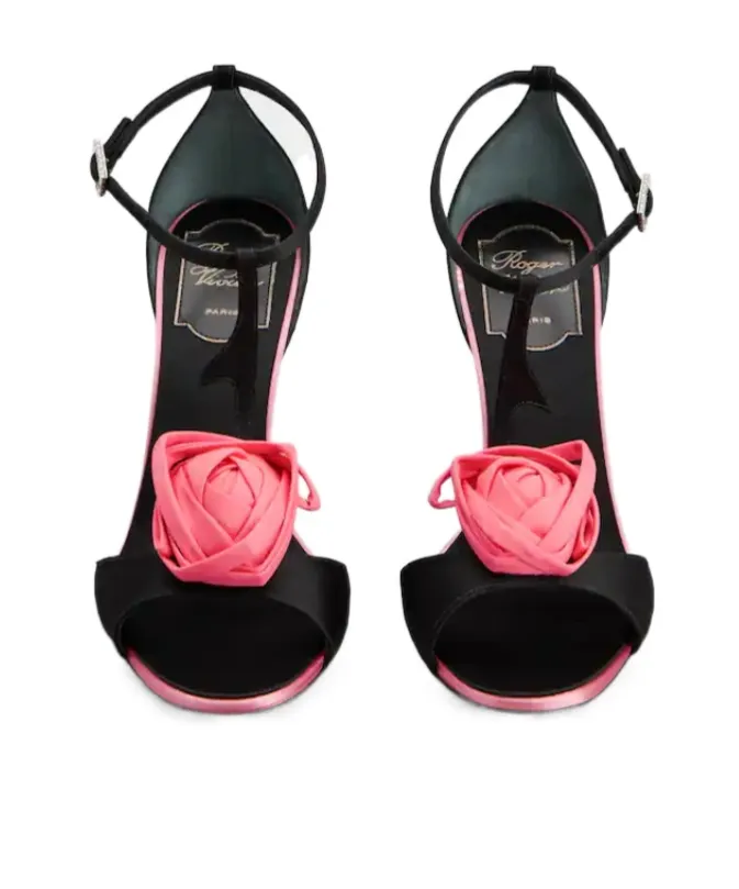 Roger Vivier Floral-Appliqué Pumps