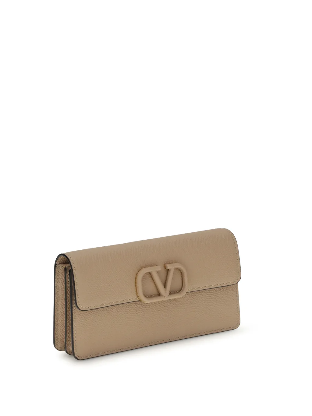 Valentino Vlogo Signature Foldover Top Wallet