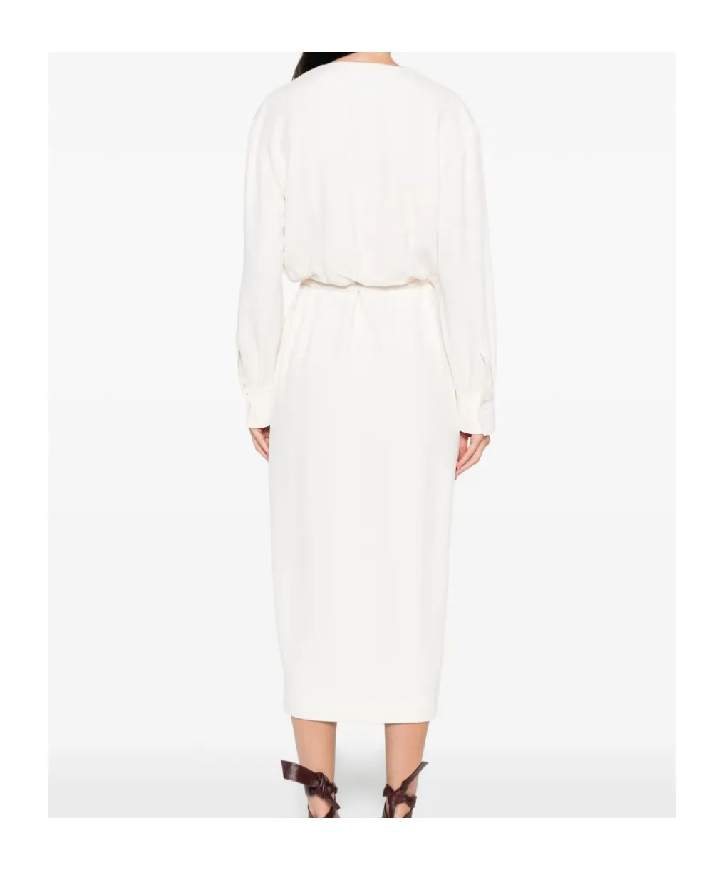 Brunello Cucinelli Buckle Detailed Dress