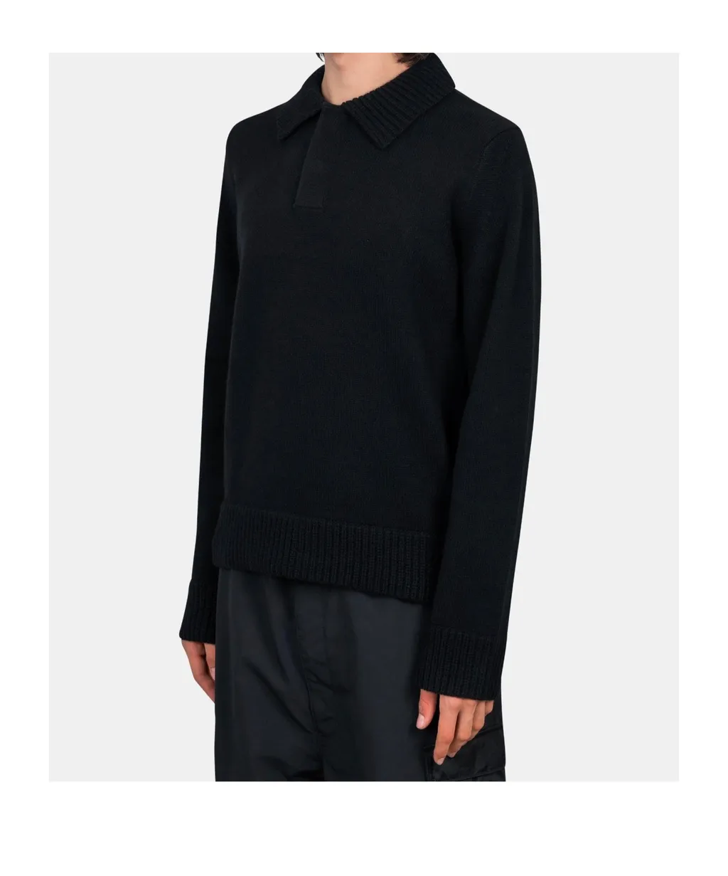 Long-Sleeved Wool Sweater