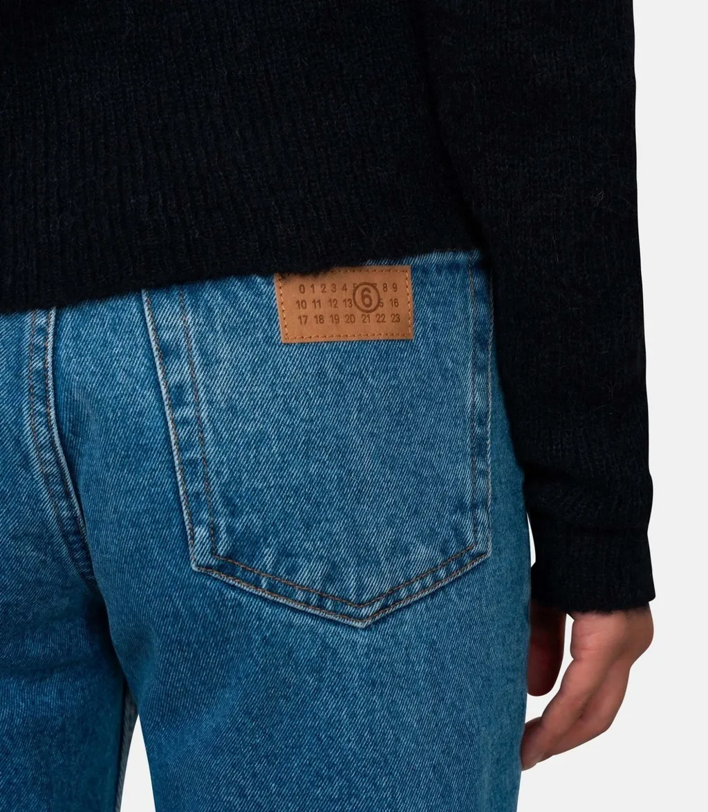 Panel Straight Jeans