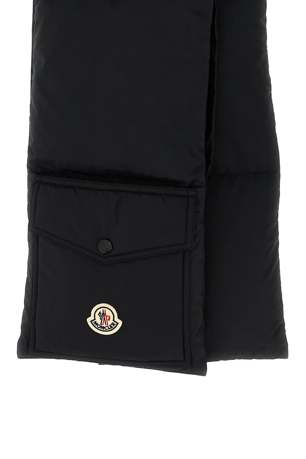 Moncler Logo Patch Padded Scarf