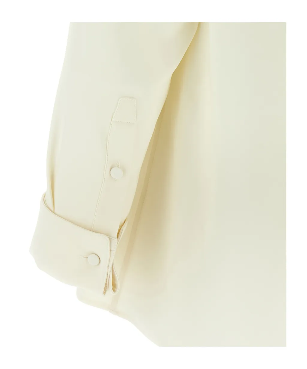Brioni Long-Sleeved Pleated Plastron Shirt