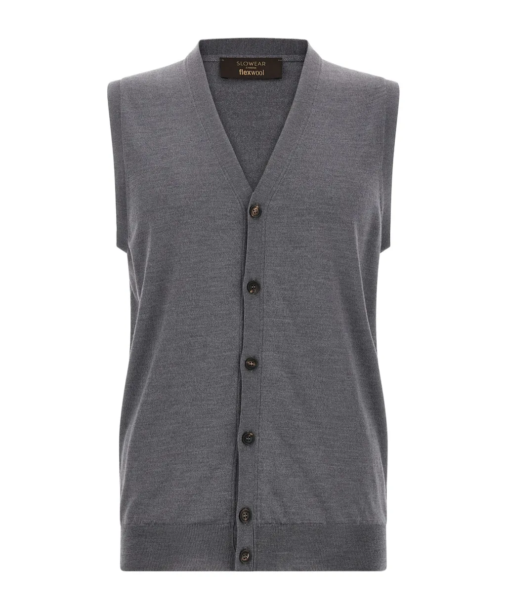 Zanone Flexwool Buttoned Vest