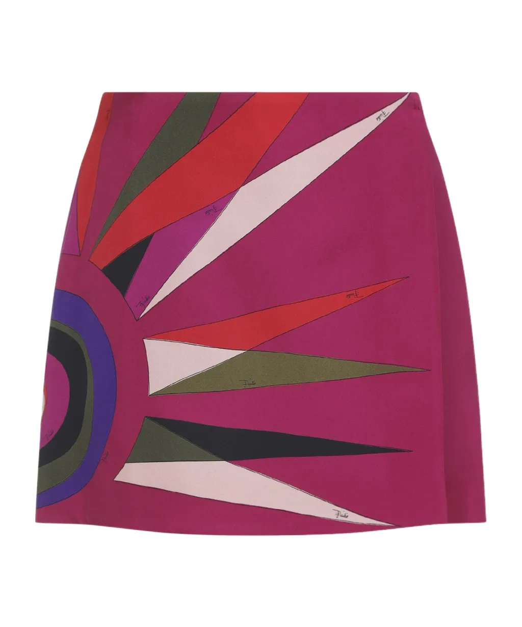 Pucci Hawaii Print Mini Skirt