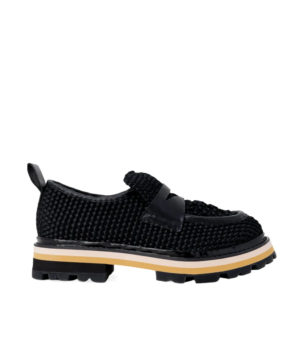 Woven Detail Loafers