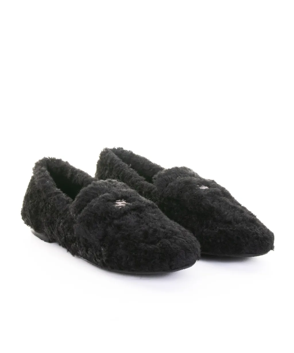 Shearling Slip-On Loafers
