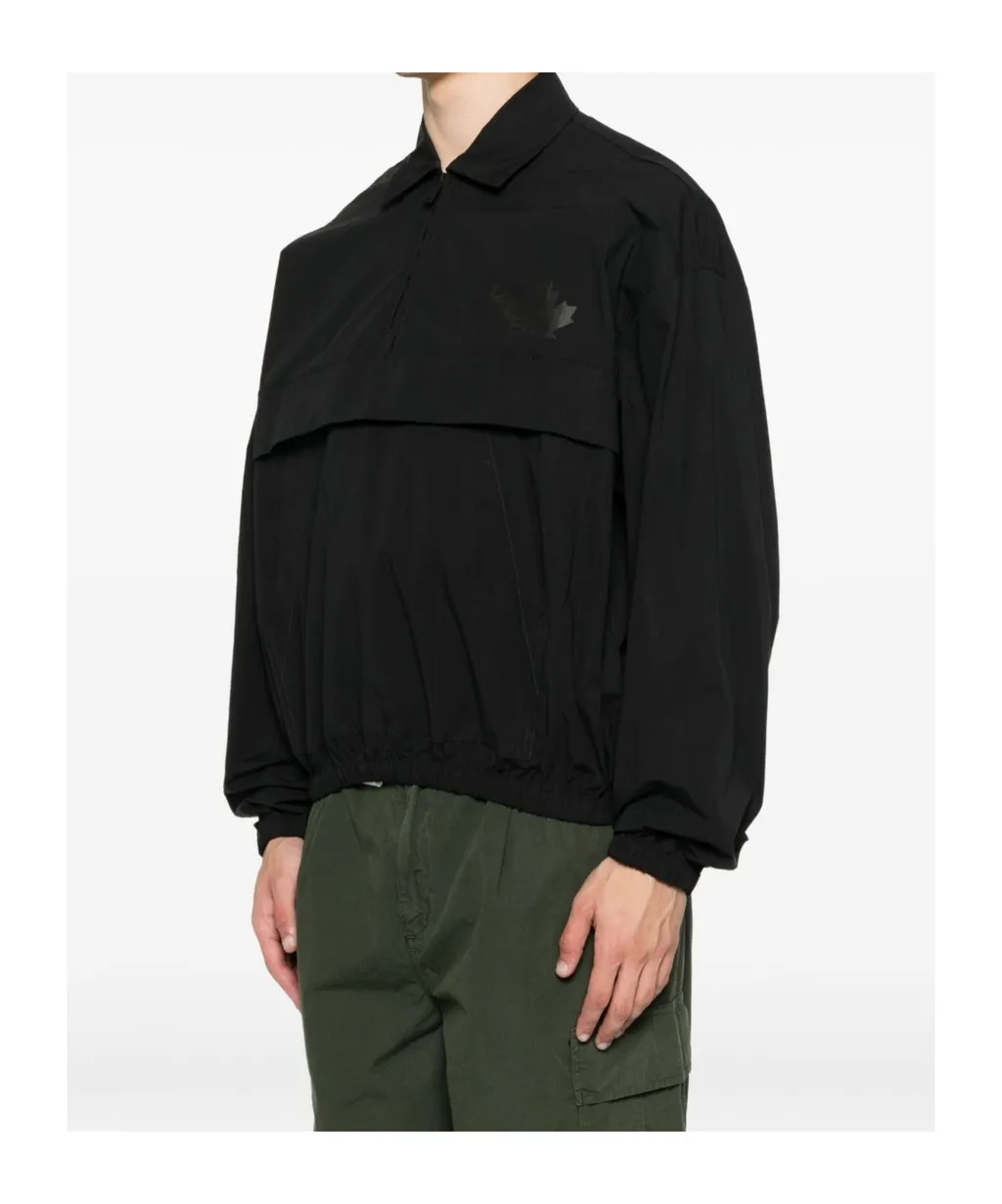 Half-Zip Panelled Sweatshirt