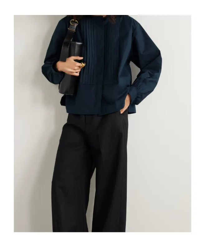 Pintucked Shirt