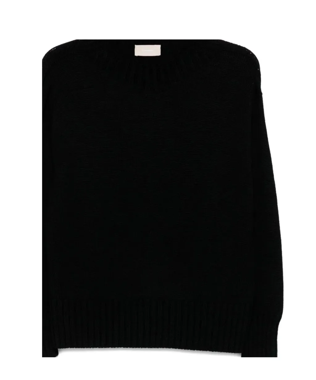 Round-Neck Wool Sweater