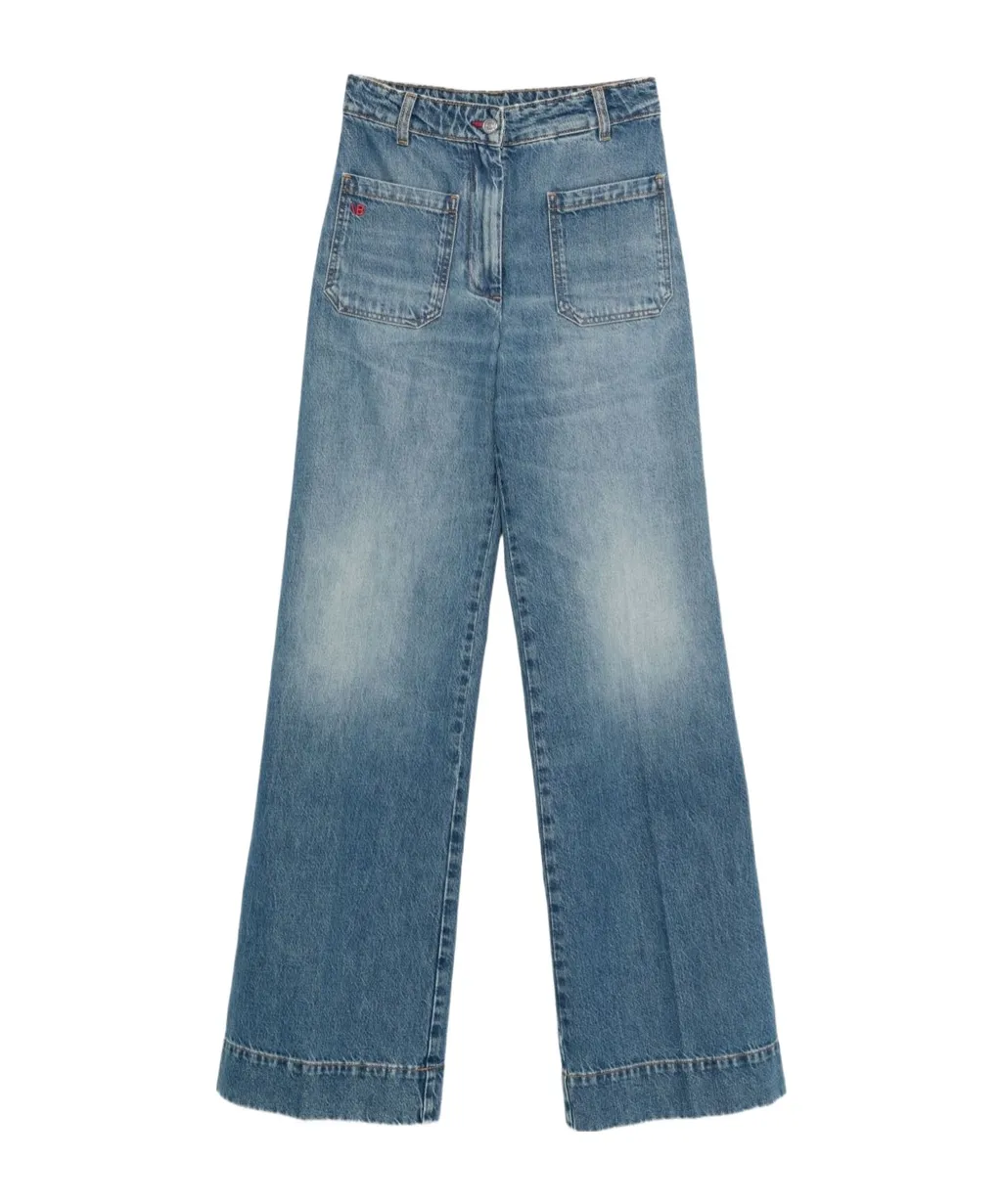 Victoria Beckham Alina Wide-Leg Jeans