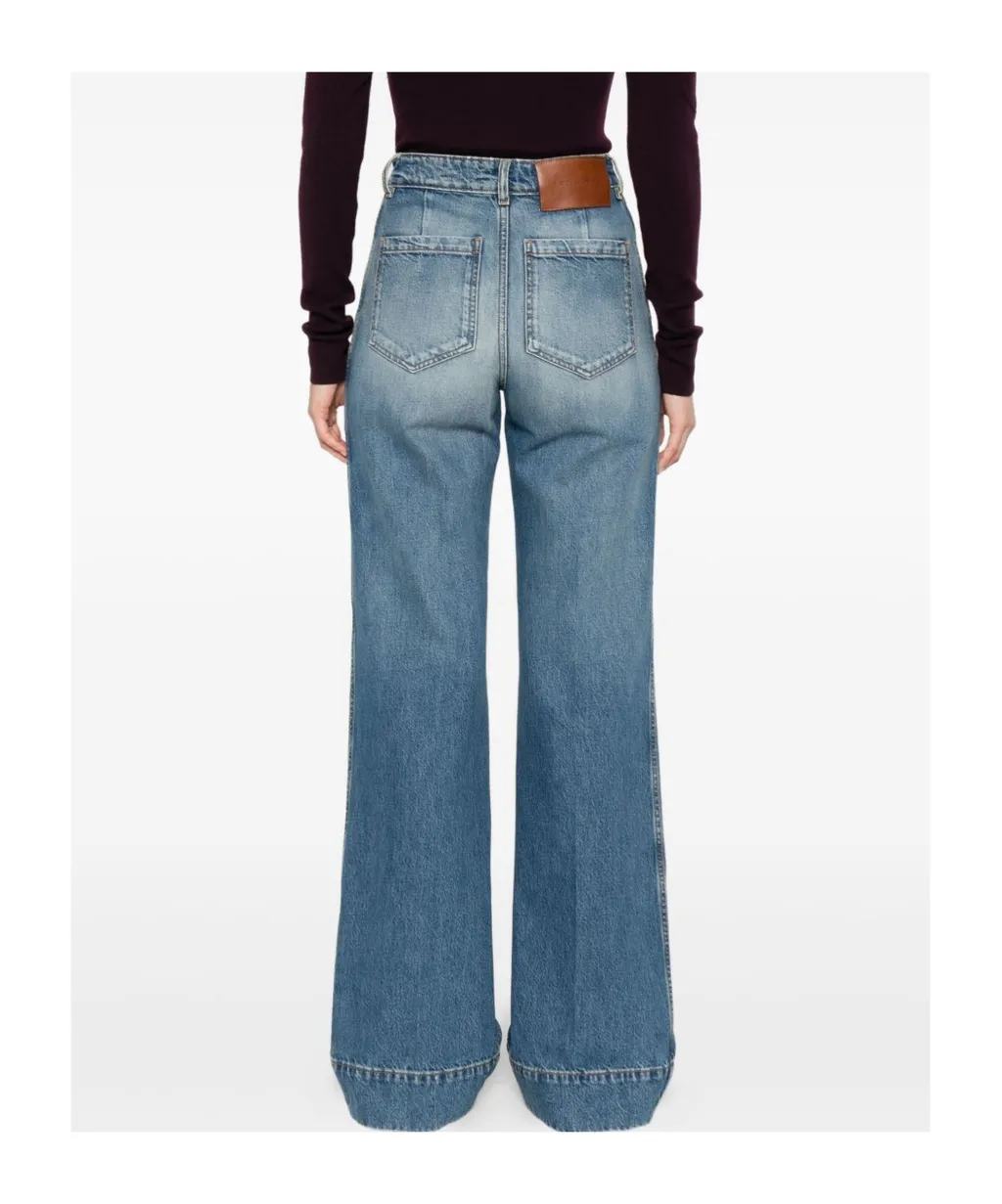 Victoria Beckham Alina Wide-Leg Jeans