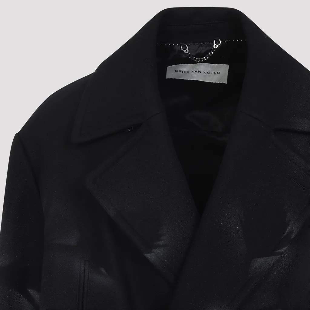 Dries Van Noten Double-Breasted Tailored Coat