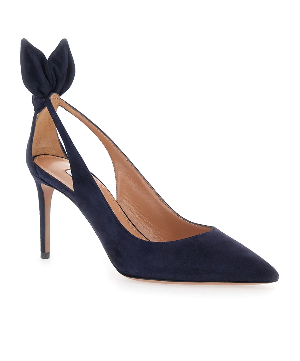 Aquazzura Bow Tie Pointed-Toe Pumps