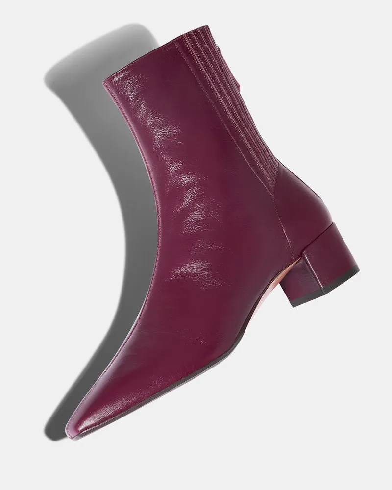 Aquazzura Honore Square-Toe Ankle Boots