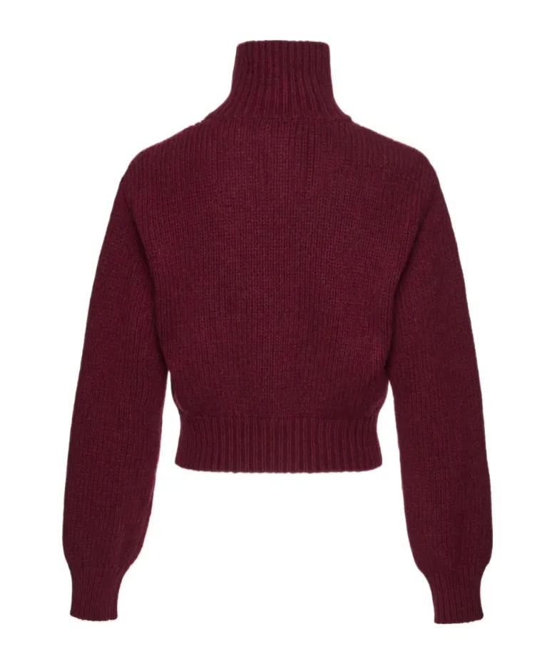 Magda Butrym High-Neck Buttoned Cardigan