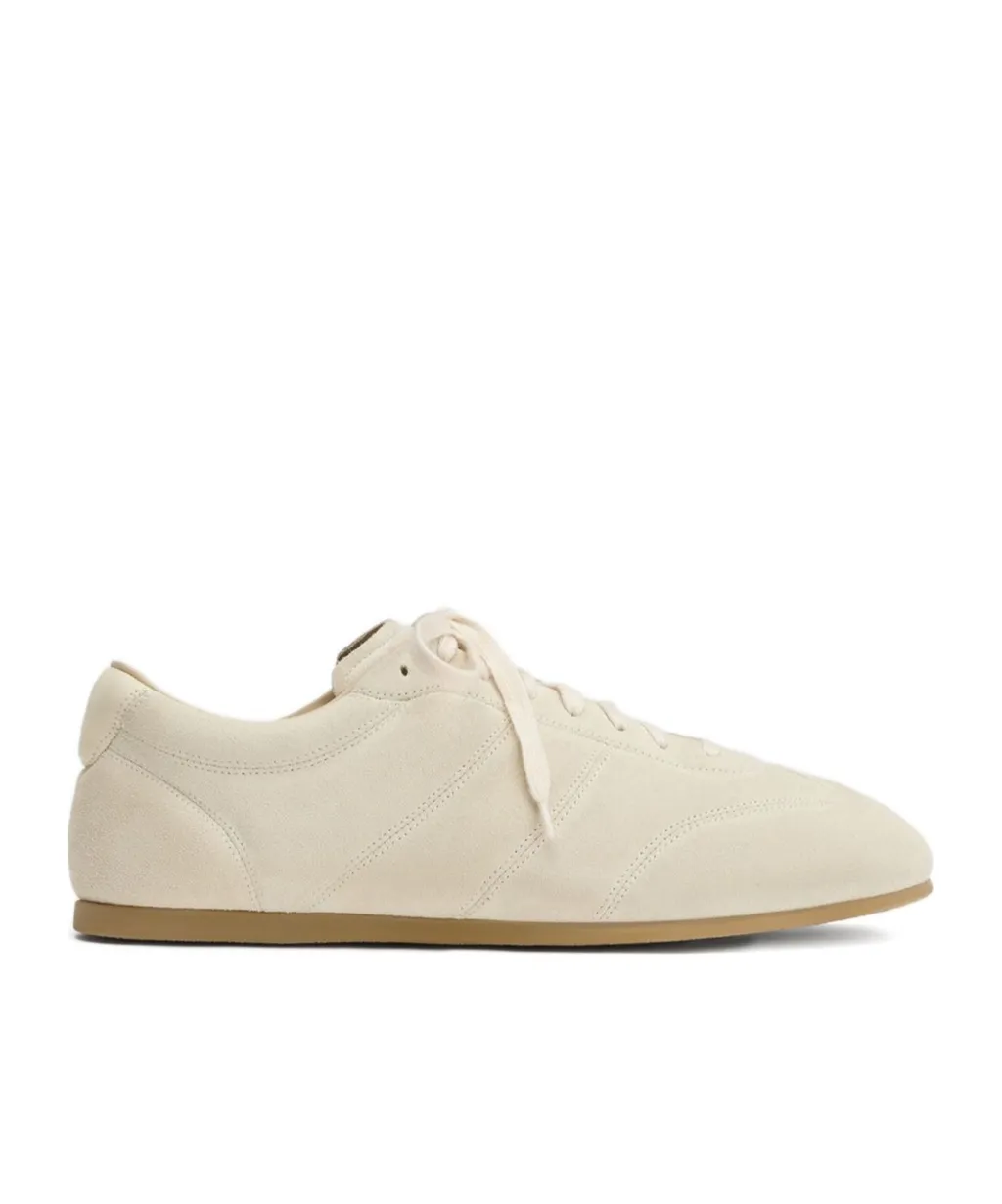 Quilted Suede Sneakers