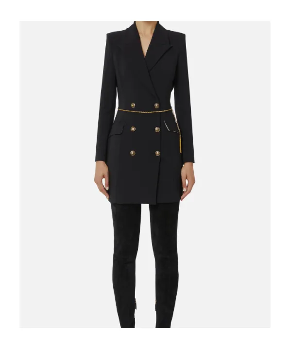 Elisabetta Franchi Chain Lightweight Crpe Dress