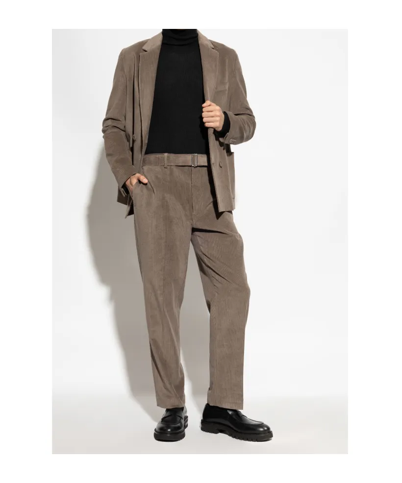Leon Double-Breasted Corduroy Blazer