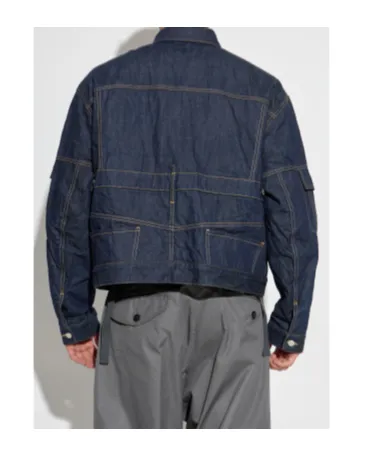 Dsquared2 Logo Embroidered Denim Jacket
