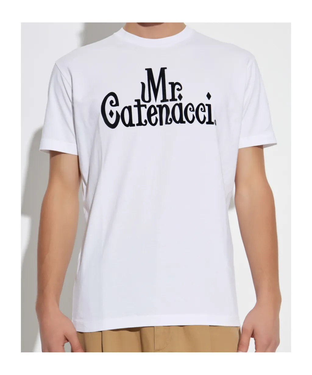 Dsquared2 Mr. Catenacci Printed Crewneck T-Shirt