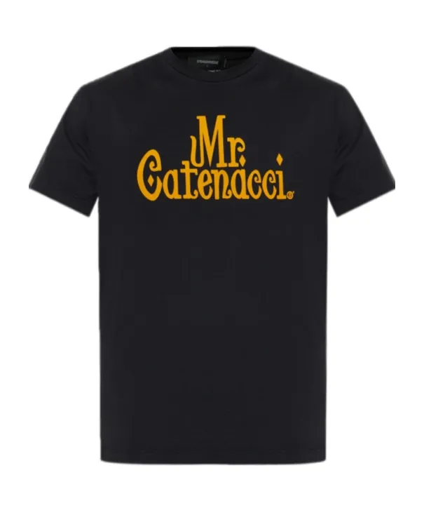 Dsquared2 Mr. Catenacci Printed Crewneck T-Shirt