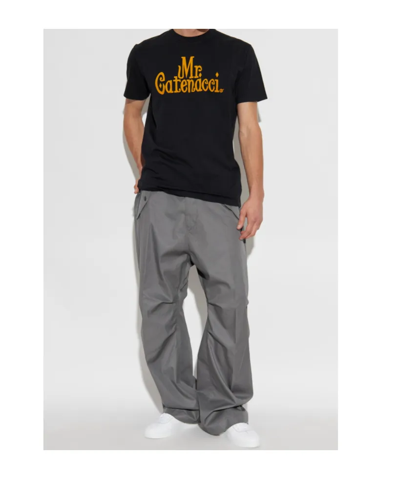 Dsquared2 Mr. Catenacci Printed Crewneck T-Shirt