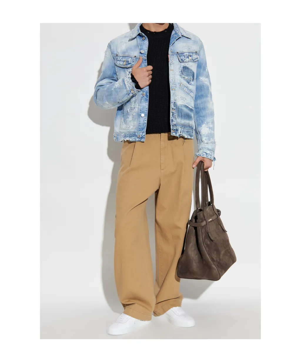 Dsquared2 Distressed Denim Jacket