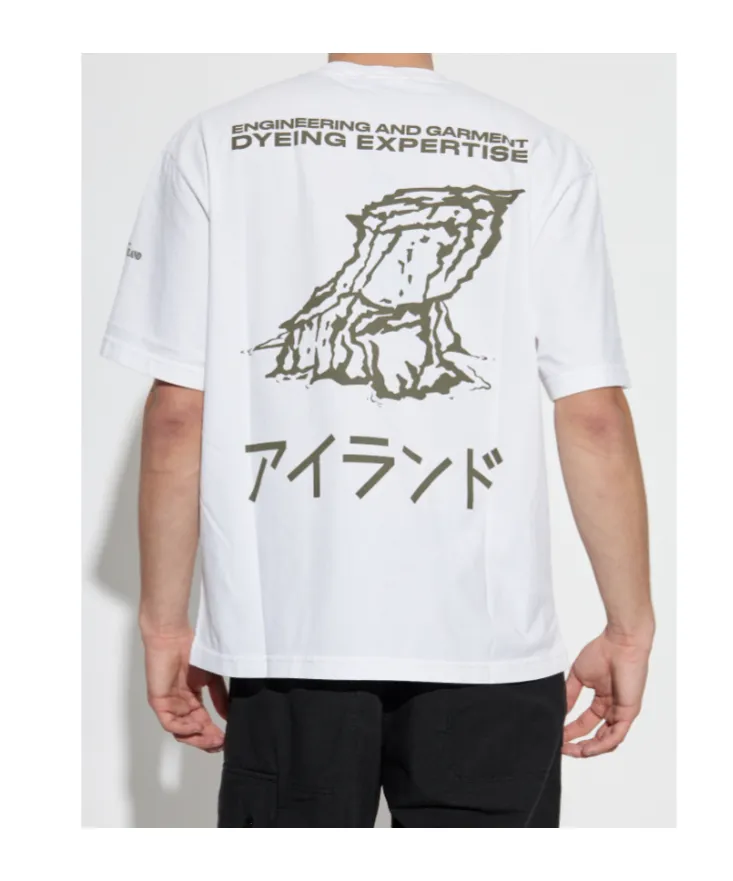 Stone Island Graphic Printed Crewneck T-Shirt