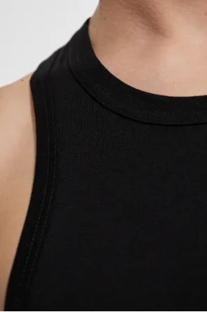 Yohji Yamamoto Round Neck Sleeveless Top