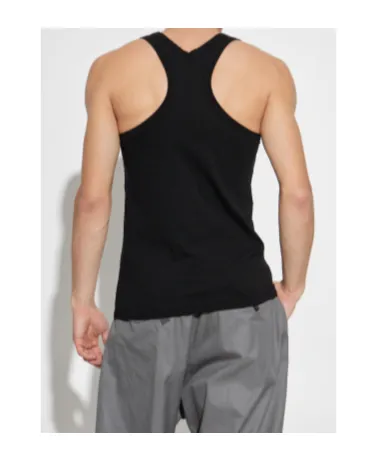 Yohji Yamamoto Round Neck Sleeveless Top
