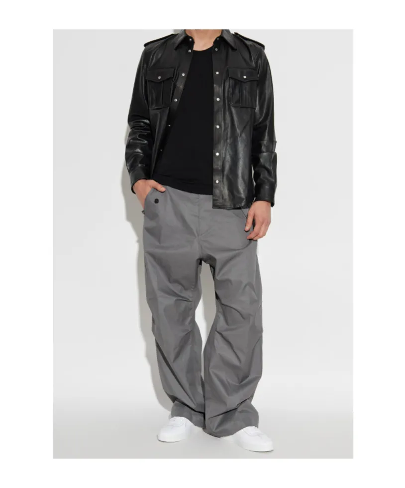 Yohji Yamamoto Round Neck Sleeveless Top